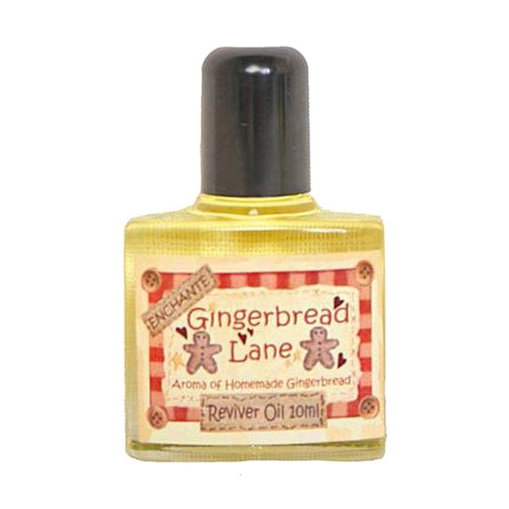 Gingerbread Lane mézeskalács illatú illóolaj 10 ml-es üvegben, fekete kupakkal