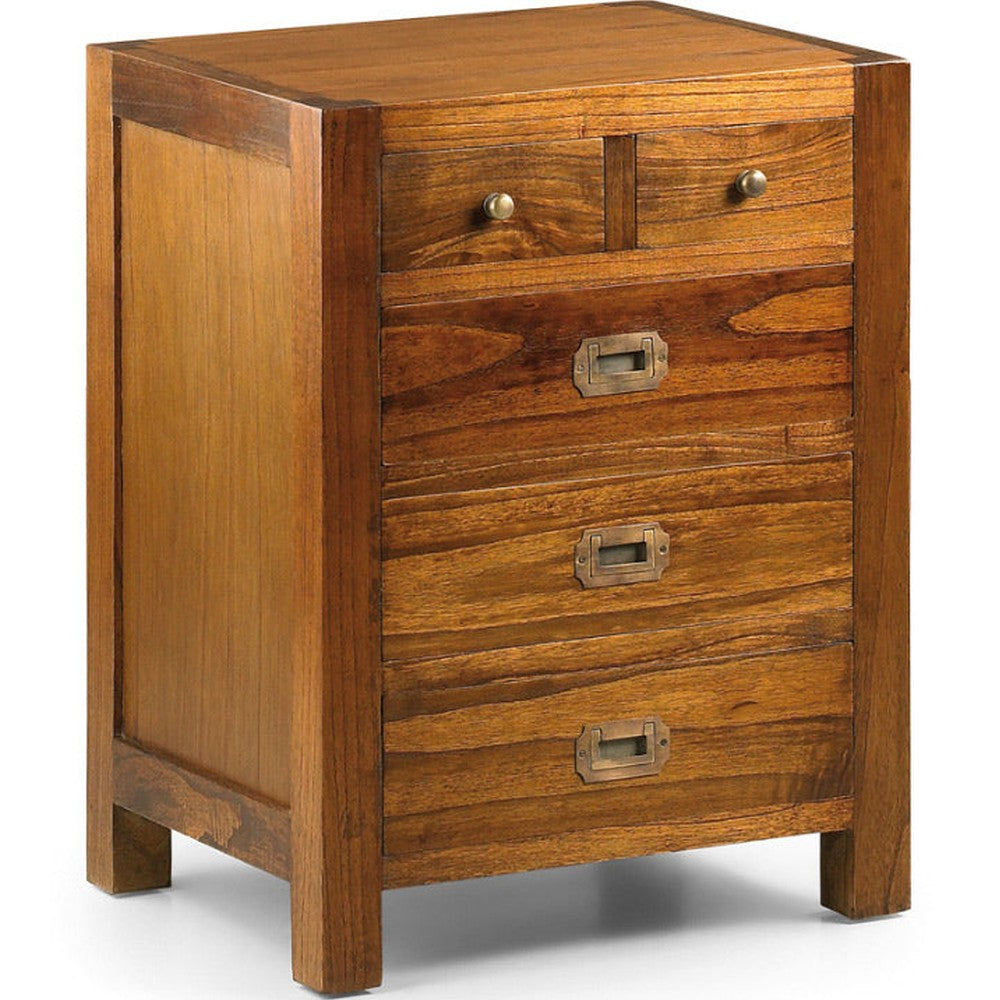 Loft stílusú, mindifából készült, kézműves éjjeliszekrény.