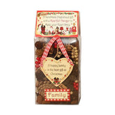 Fűszeres faeper illatú karácsony potpourri.