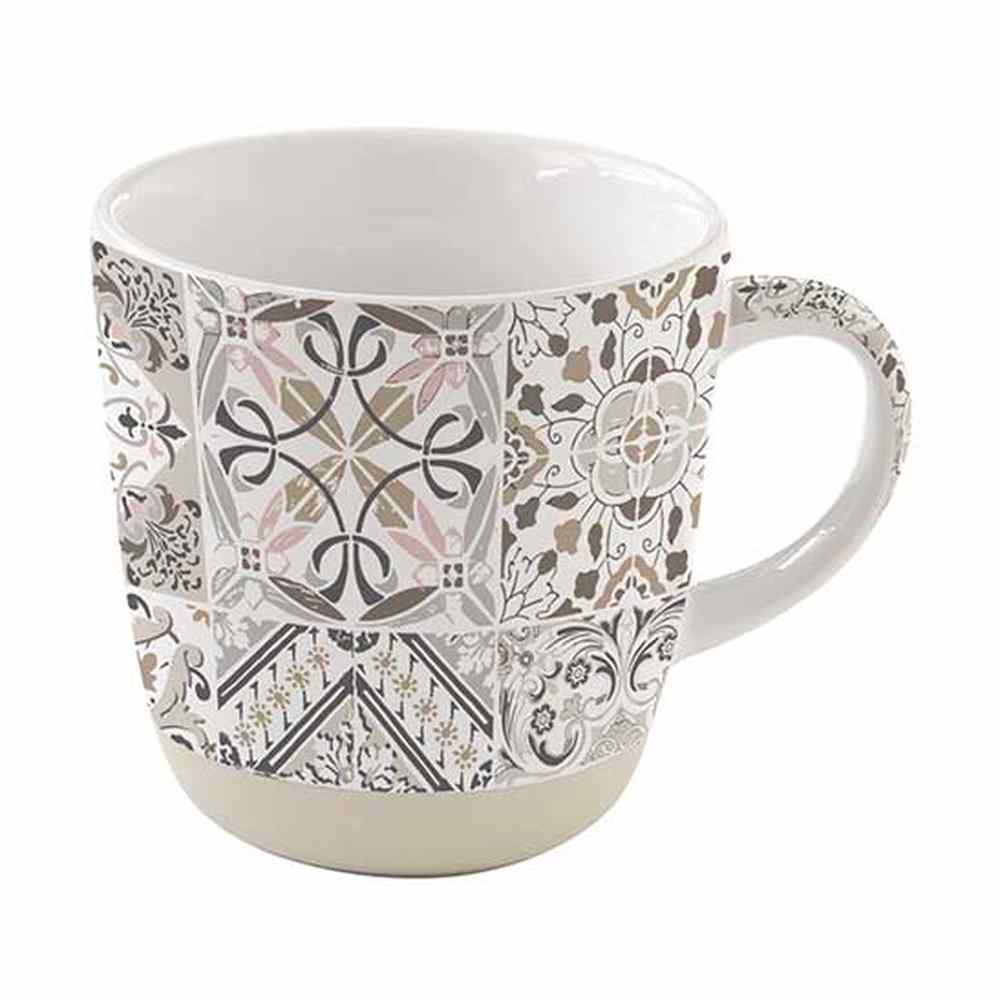 Mozaikmintás porcelán bögre