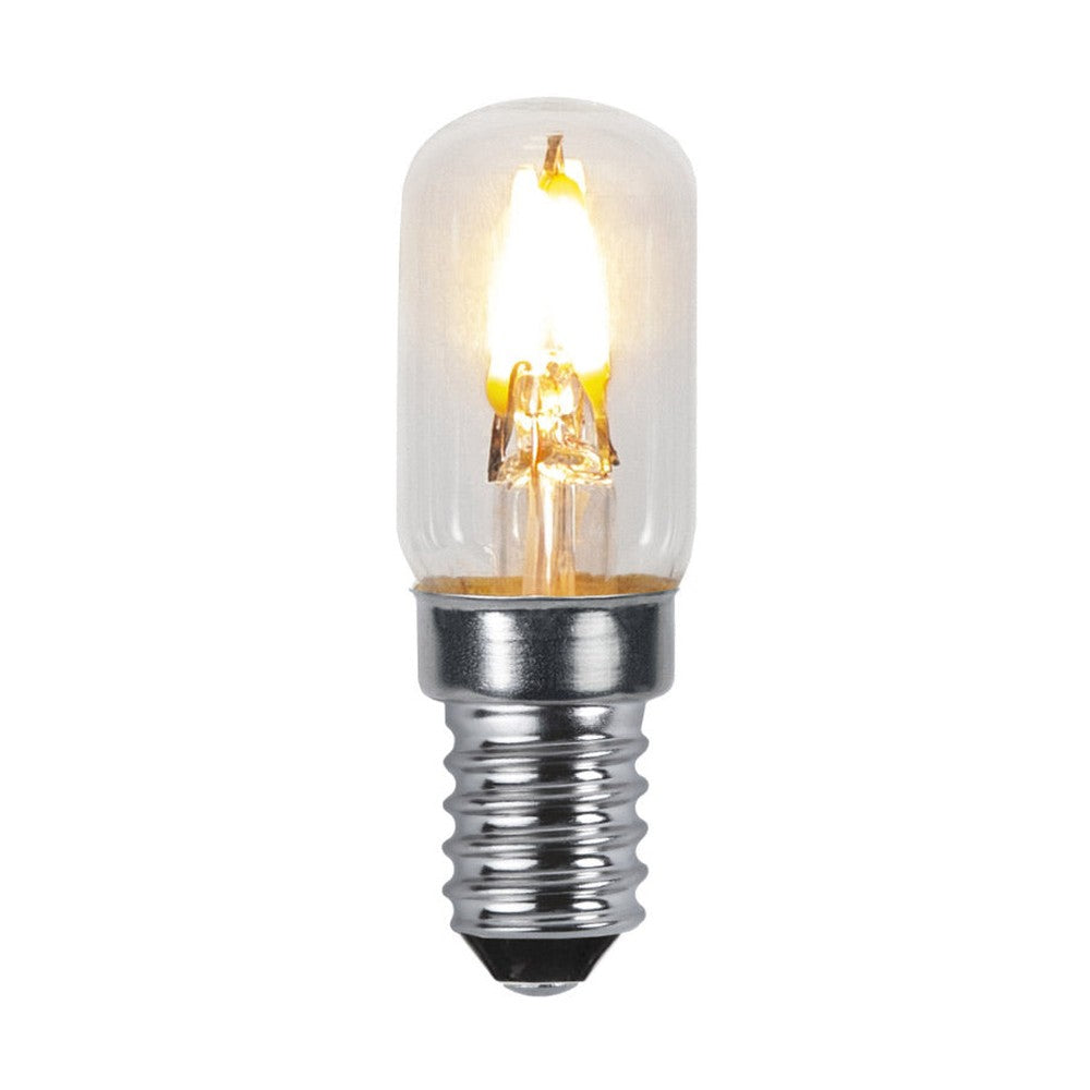 Soft Glow dekorációs izzó. Meleg fehér fényű LED dekorációs izzó áttetsző üveggel.