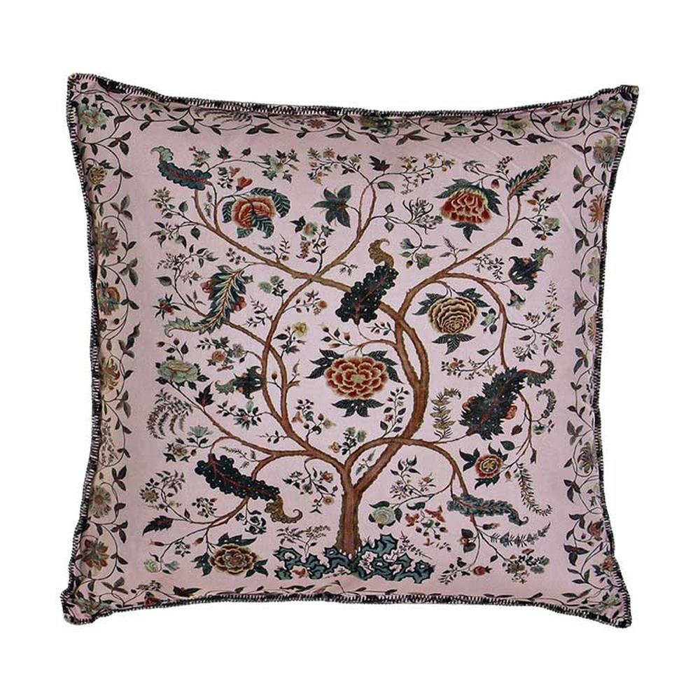 Keleti stílusú, növényi ornamentikával díszített díszpárna