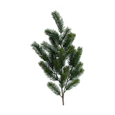 Zöld színű mesterséges jegenyefenyő ág.