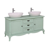 Fenyőfából készült 3 fiókos mosdószekrény