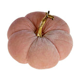 Pink színű bársonyból készült dekorációs dísztök.