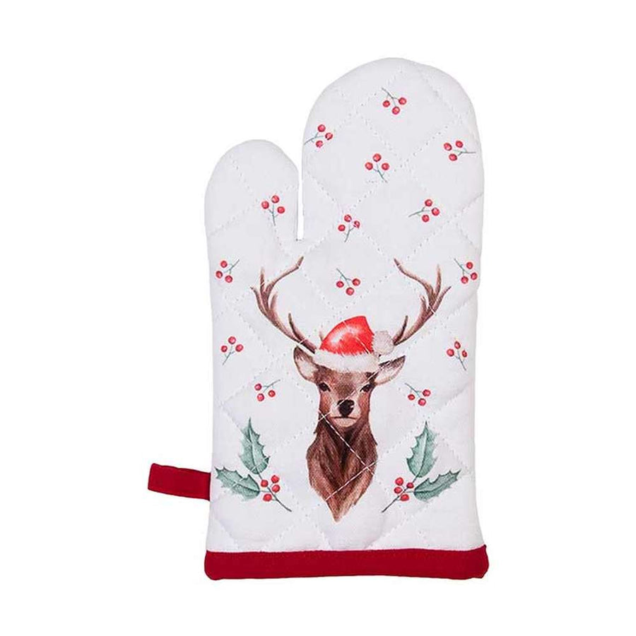 100 % pamutból készült ünnepi karácsonyi gyerek méretű edényfogó kesztyű