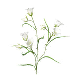 Prémium minőségű, 66 cm magas, élethű, fehér színű, mesterséges mű harangvirág