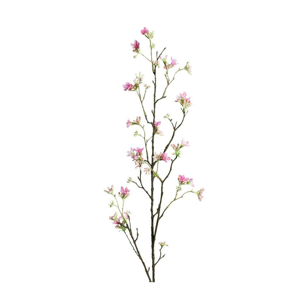 100 cm magas, élethű, apró rózsaszín színű virágú mű hétfiúvirágcserje 100 cm magas, élethű, apró rózsaszín színű virágú mű hétfiúvirágcserje