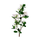 64 cm magas, élethű, halvány rózsaszín színű, virágzó mű cserje ág