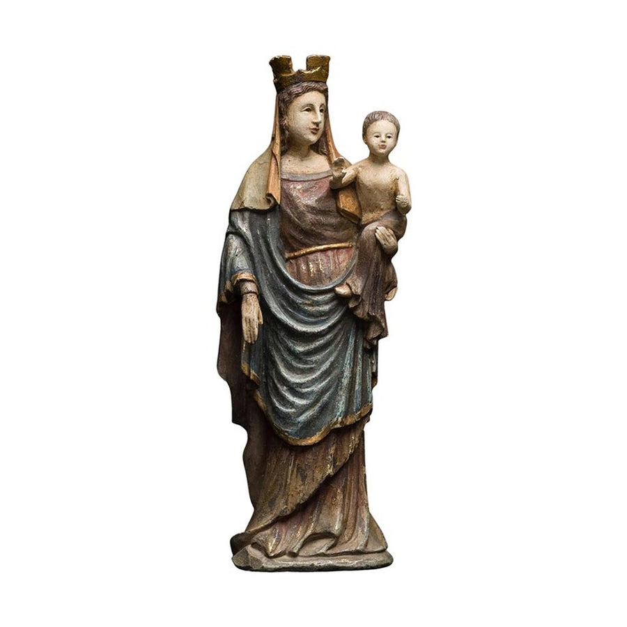 Vigasztaló Szűzanyát ábrázoló figura.