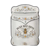 Vintage fém dekor postaláda 39 cm méhecskés "Old Post"