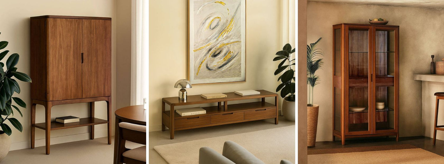 Oporto mahagónifa bútorkollekció