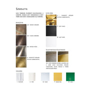 Színminta a Moretti Luce termékekhez.