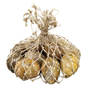 Mangófából készült, 12 darabos húsvéti dekor tojás szett.