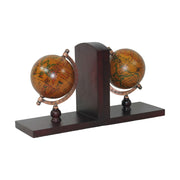 Földgömbös könyvtámasz szett.