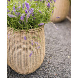 SIONA 3 db-os natúr műrattan kosár kaspószett 50 cm
