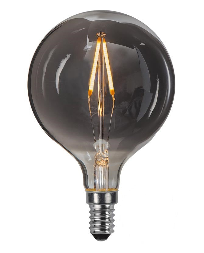 Dimmelhető LED dekor vintage izzó G80 E14 "Heavy Smoke Filament"