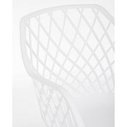 OPTIK 4 db fehér műanyag étkezőszék