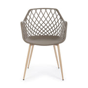 Taupe színű, modern étkezőszék.