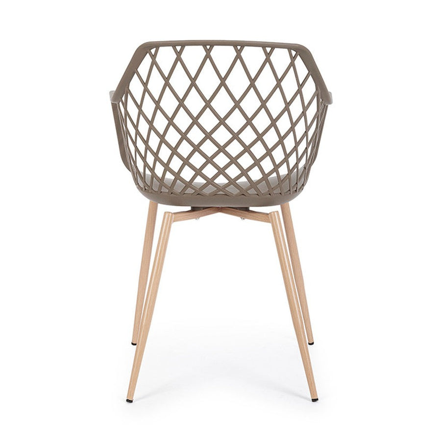 Taupe színű, modern étkezőszék.