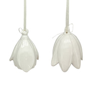 6 darabos függeszthető porcelán virágcsengő szett.