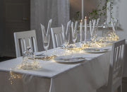 Meleg fehér fényű, 720 cm hosszú, 720 LED.es fényfüzér.