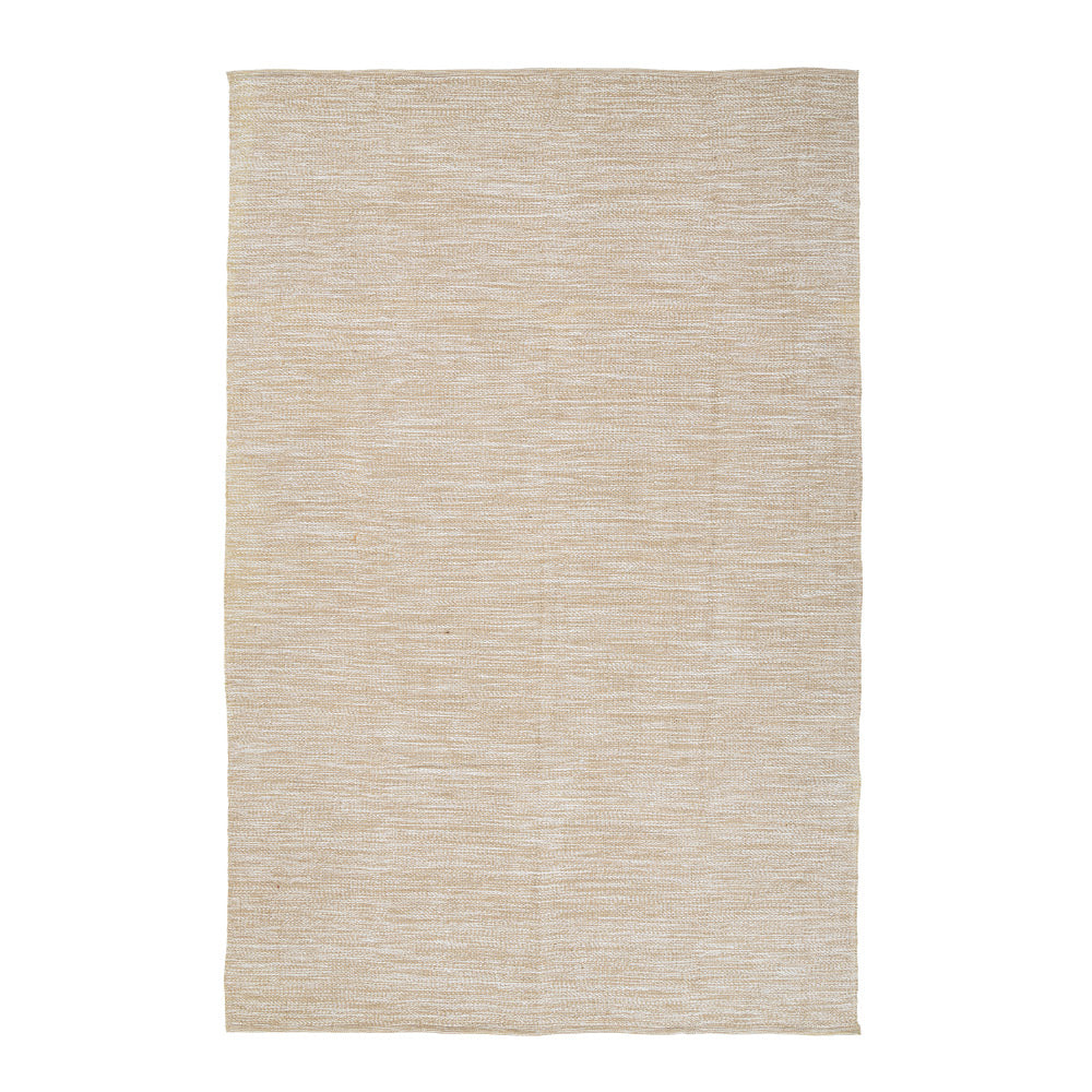 Fehér-natúr kültéri szőnyeg 200x300 cm – Jindal kollekció, letisztult felülnézet
