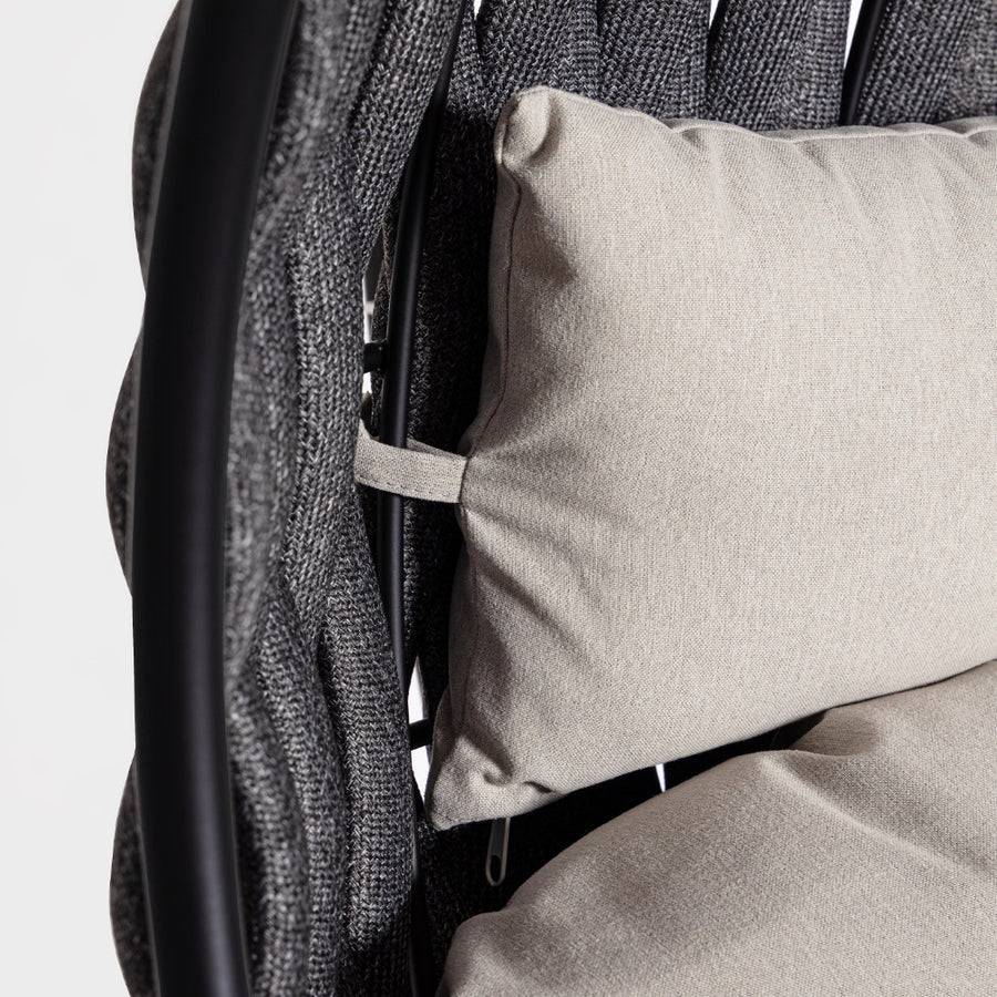 Galapagos függőfotel bézs párna részletfotó