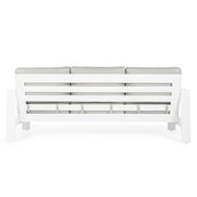 A kortárs stílusú, fehér színű ülőgarnitúra kanapé tagja.