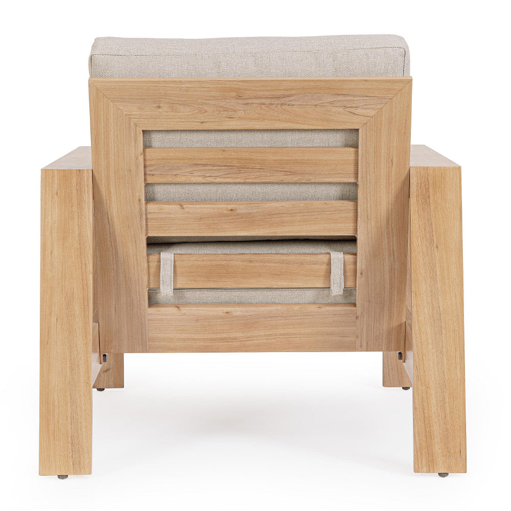 A kortárs stílusú, fa hatású ülőgarnitúra fotel tagja.