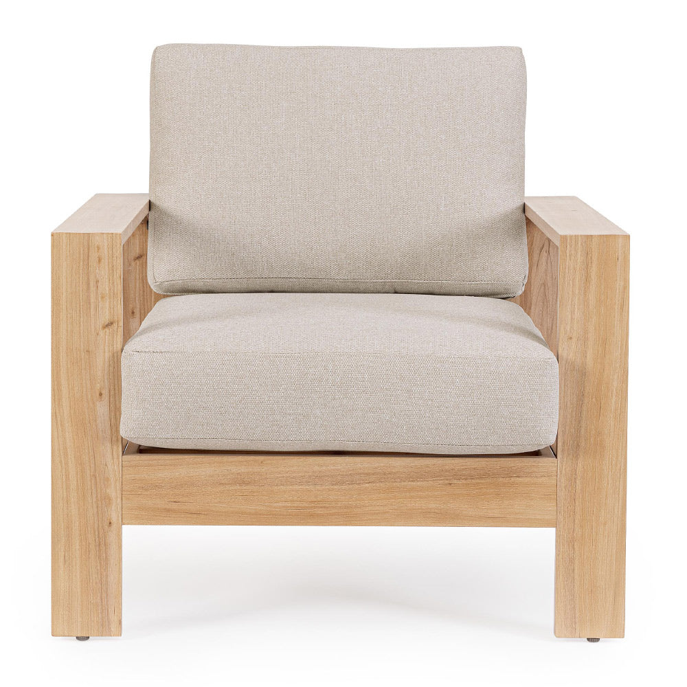 A kortárs stílusú, fa hatású ülőgarnitúra fotel tagja. 
