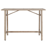 Kalimera kerti bárasztal porcelán mozaikos asztallappal – frontális nézet