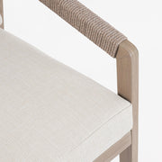 Kalimera kerti kanapé karfa részlet kötélfonatos kialakítással