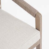 Kalimera kerti kanapé karfa részlet kötélfonatos kialakítással