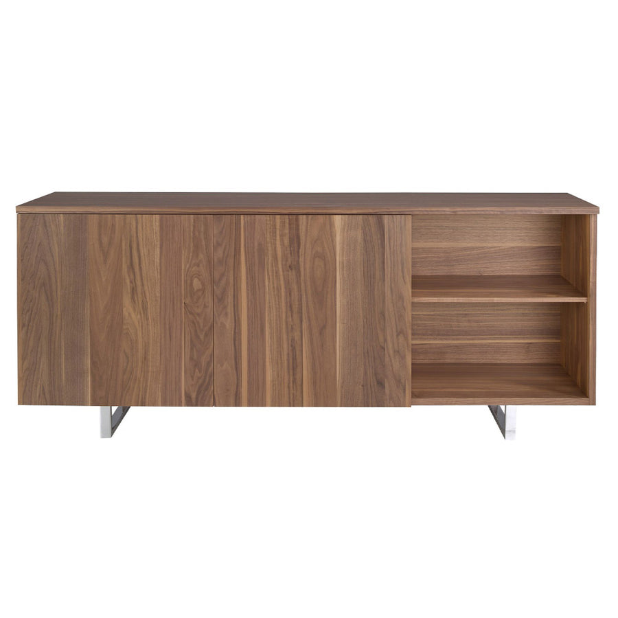 Angel Cerdá 210 cm diófa furnéros tálalókomód tolóajtókkal