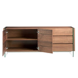 Angel Cerdá komódszekrény belső polcos tárolóval nyitott ajtóval