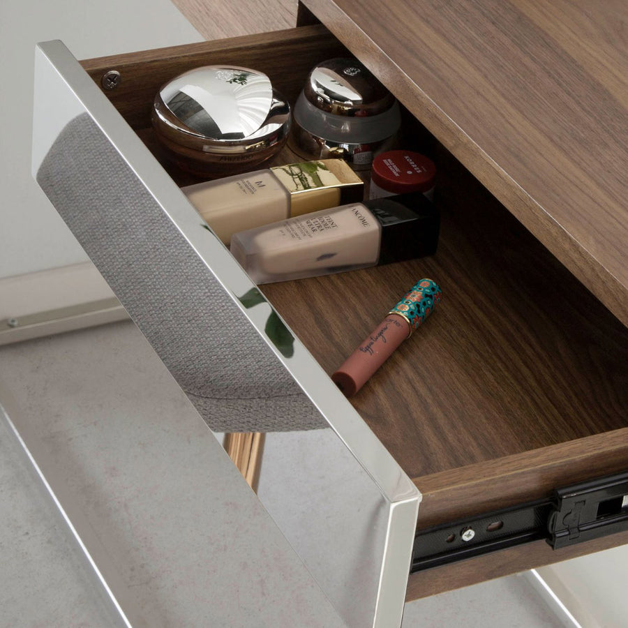 Angel Cerdá konzolasztal fiókrészlet diófa furnér felülettel