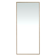 Nagyméretű, kortárs stílusú, diófa furnérral borított, dizájn falitükör.