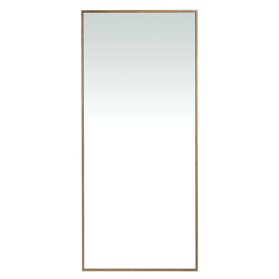 Nagyméretű, kortárs stílusú, diófa furnérral borított, dizájn falitükör.