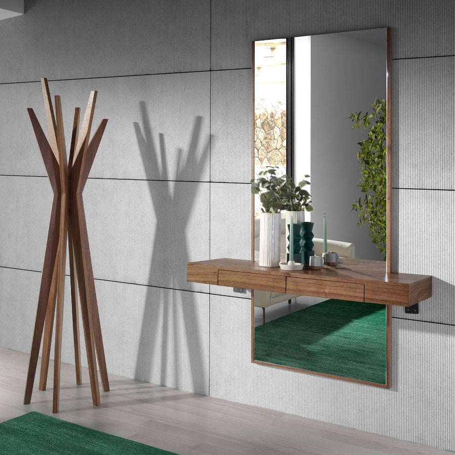 Angel Cerdá fiókos tükör modern előszobai enteriőrben