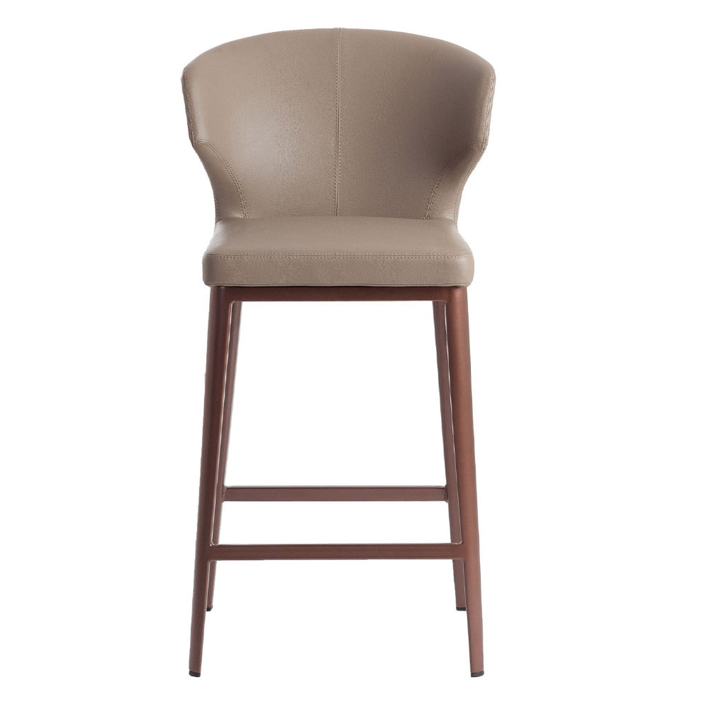 Angel Cerdá kortárs bézs bárszék front nézetből