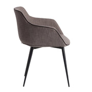 Angel Cerdá modern szürke étkezőszék oldalnézet