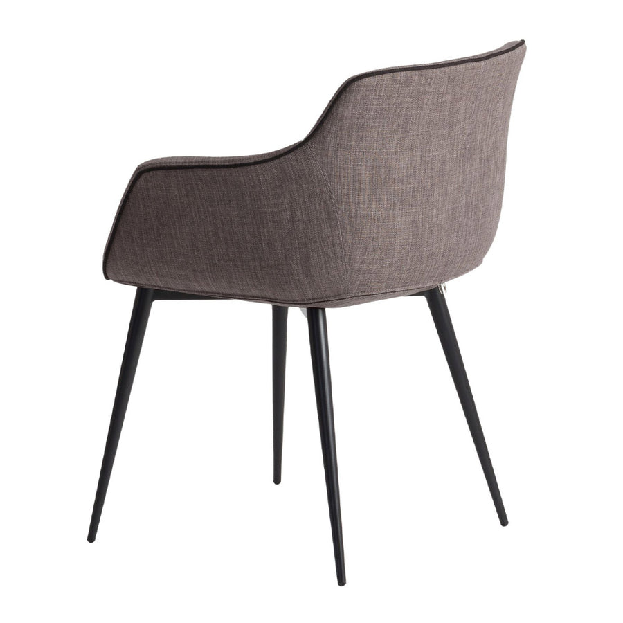 Angel Cerdá kárpitozott étkezőszék hátulnézet