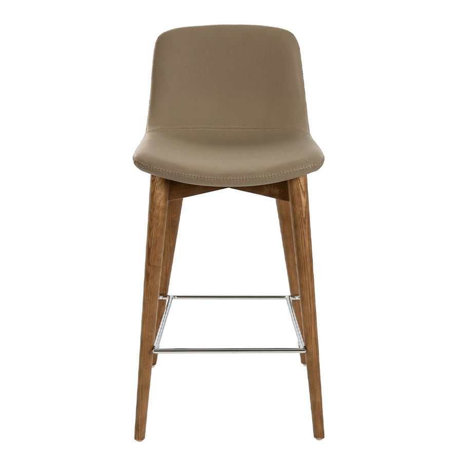 Angel Cerdá taupe design bárszék front nézet