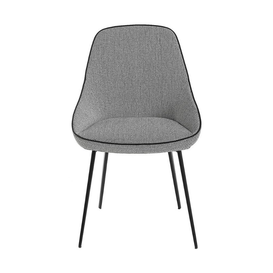 Világosszürke szövet étkezőszék 78 cm