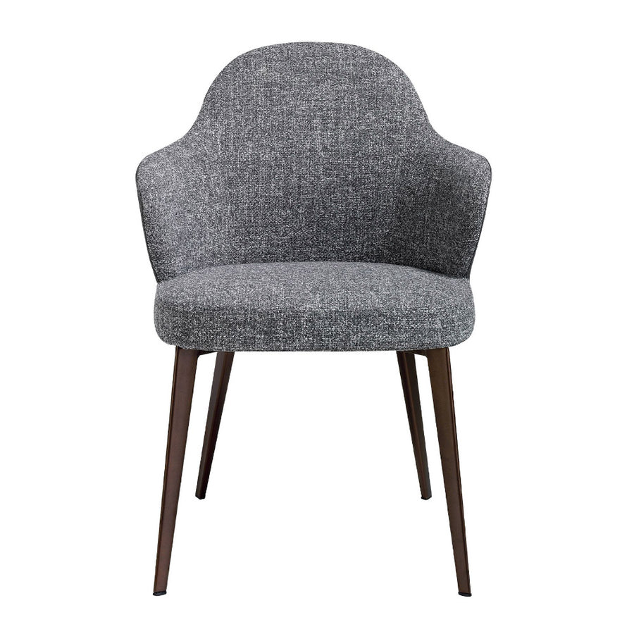 Angel Cerdá modern karfás étkezőszék elölnézetben