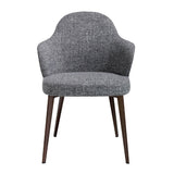 Angel Cerdá modern karfás étkezőszék elölnézetben