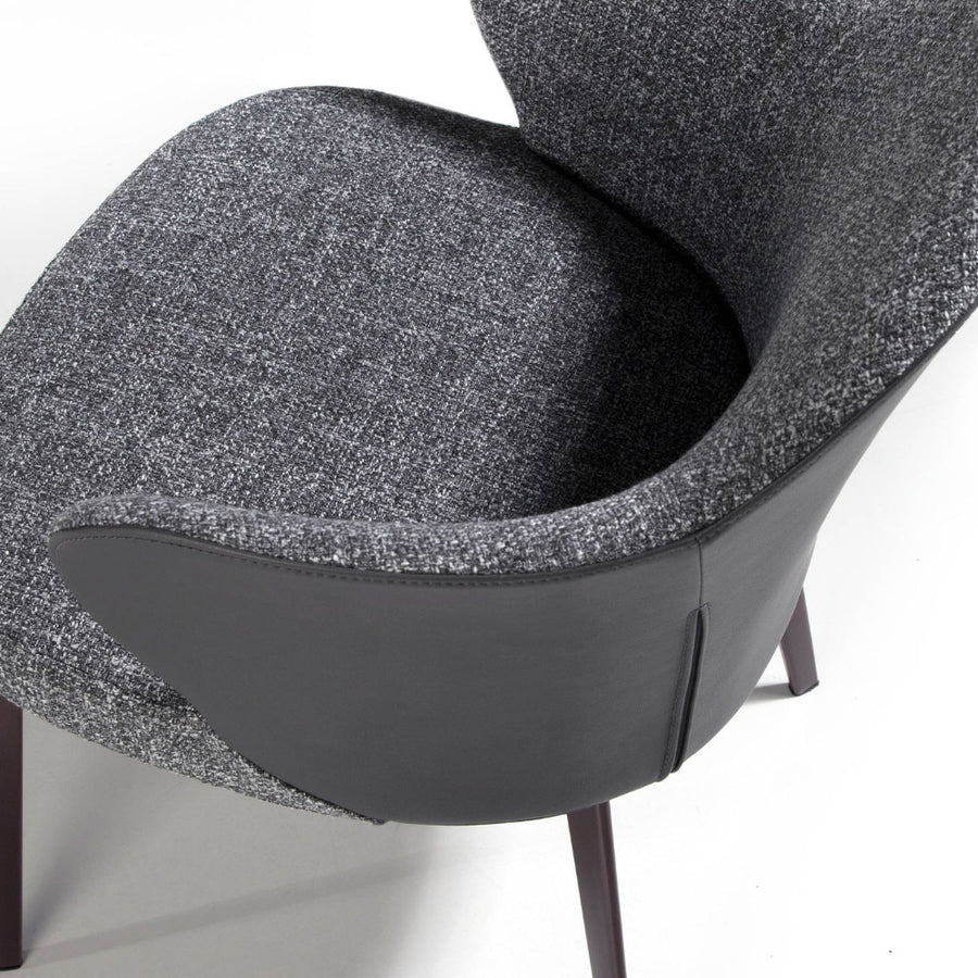 Angel Cerdá étkezőszék részletfotó strukturált szövet felülettel