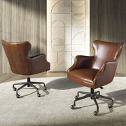 Maverick vintage bőrfotel dolgozószobai enteriőrben