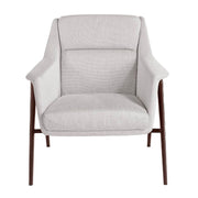 Angel Cerdá modern törtfehér design fotel front nézet